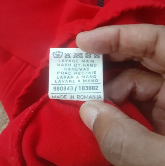 Fleece Cycling/Multisport Jersey By Go Sport,3 Rear Cargo Pockets,Wind Flap, NOS - Picture 12 of 12